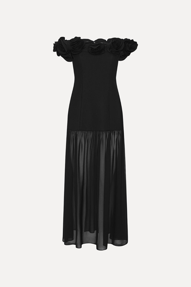 Rotate - Crepe Flower Dress