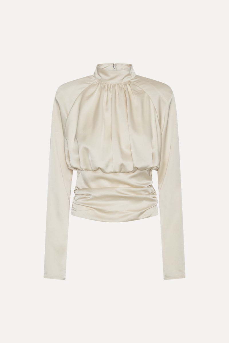 Rotate - LS Ruched Top