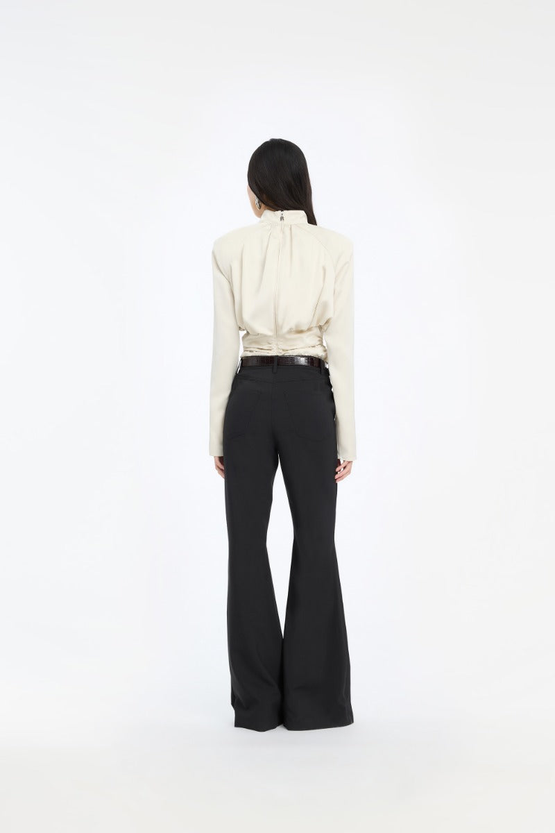 Rotate - LS Ruched Top