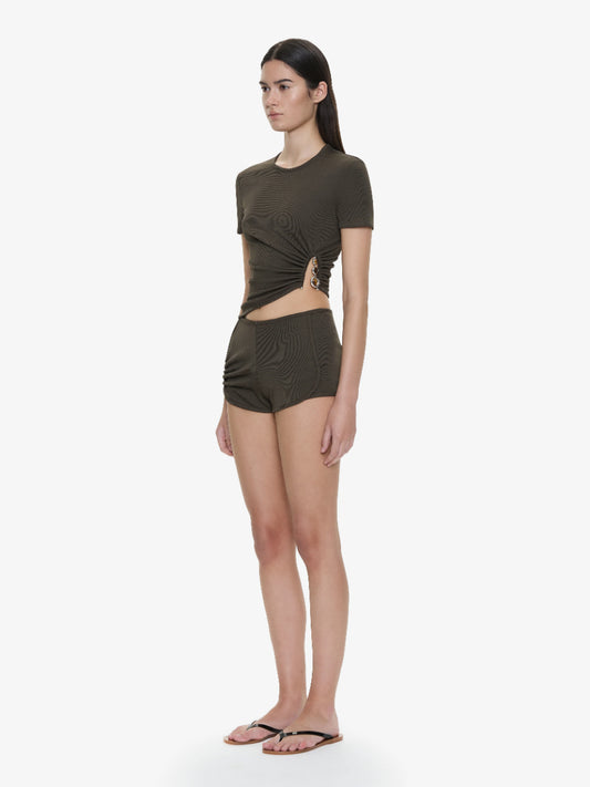 Christopher Esber - Crystal Ruched Tee