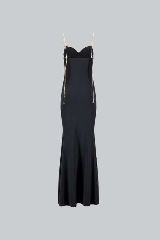 Daname - Darya Side Sheer Slip Dress
