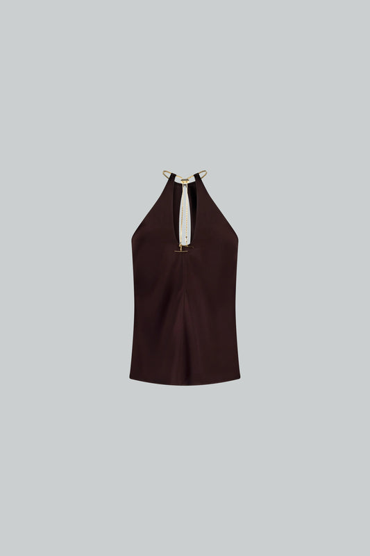 Daname - Irena Draped Satin Top
