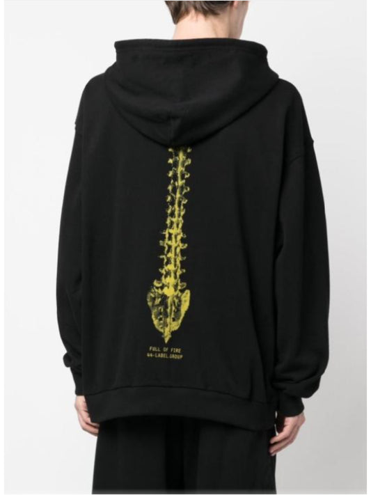 44 LABEL GROUP - SPINE LIME HOODIE