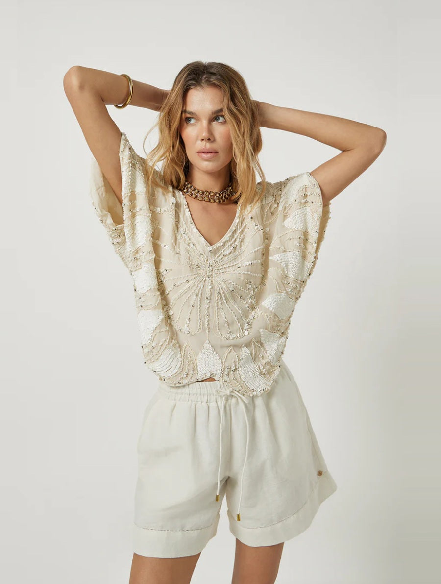 Scarlet Poppies Top - Chloe Top Vi