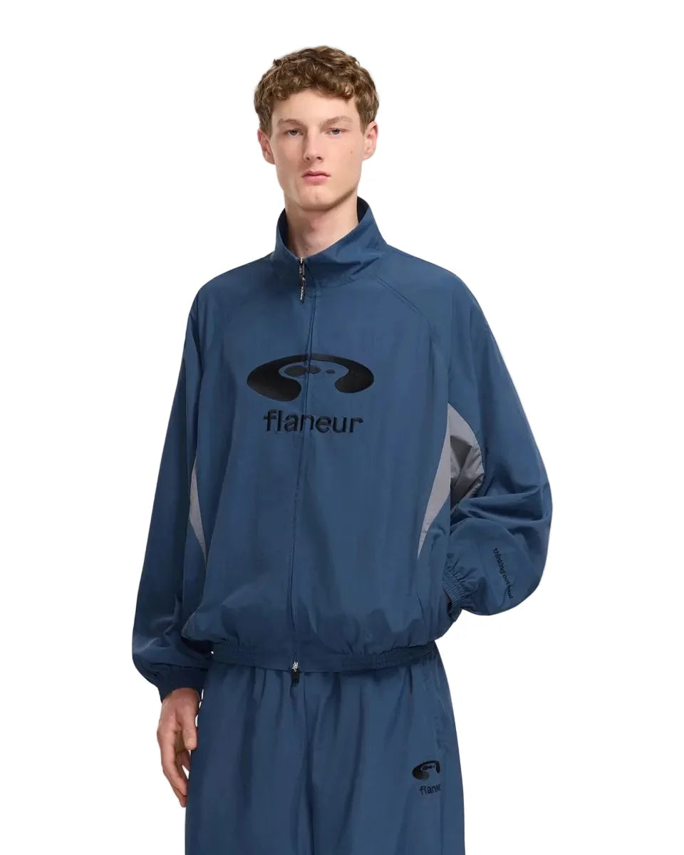 Flaneur - Paneled Track Jacket Ny