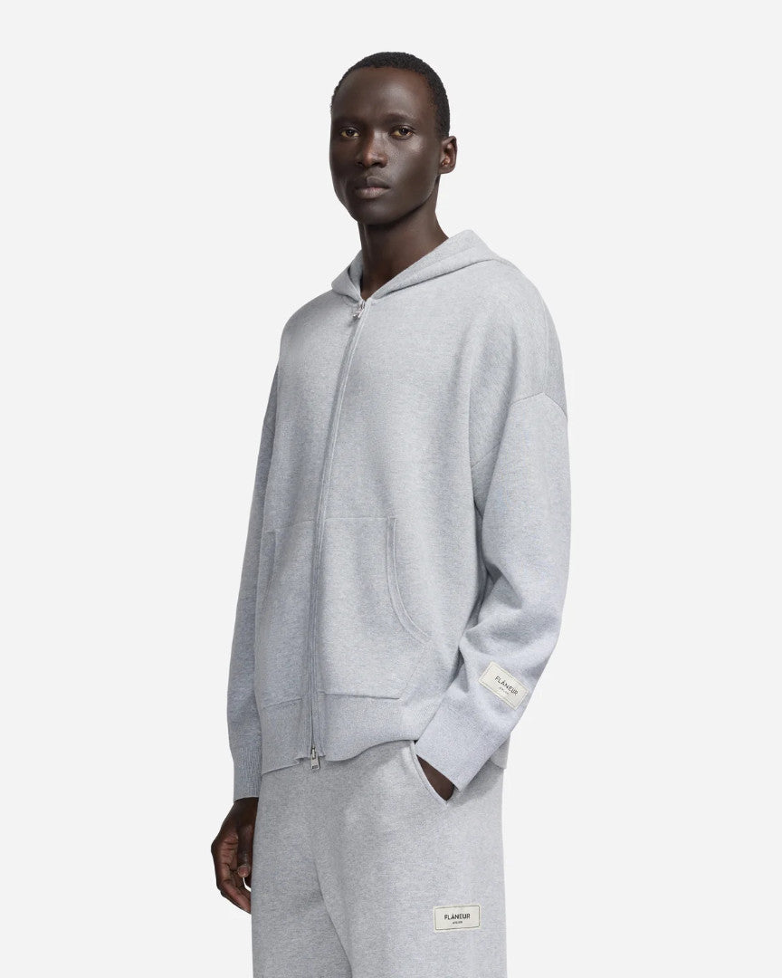 Flaneur - Knit Zip-Up CoEl