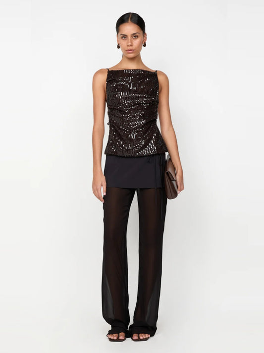 Bec Bridge Top - Romilly Tie Top