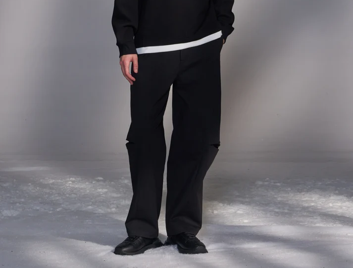 Harrison Wong - Knee-Pleated Pants