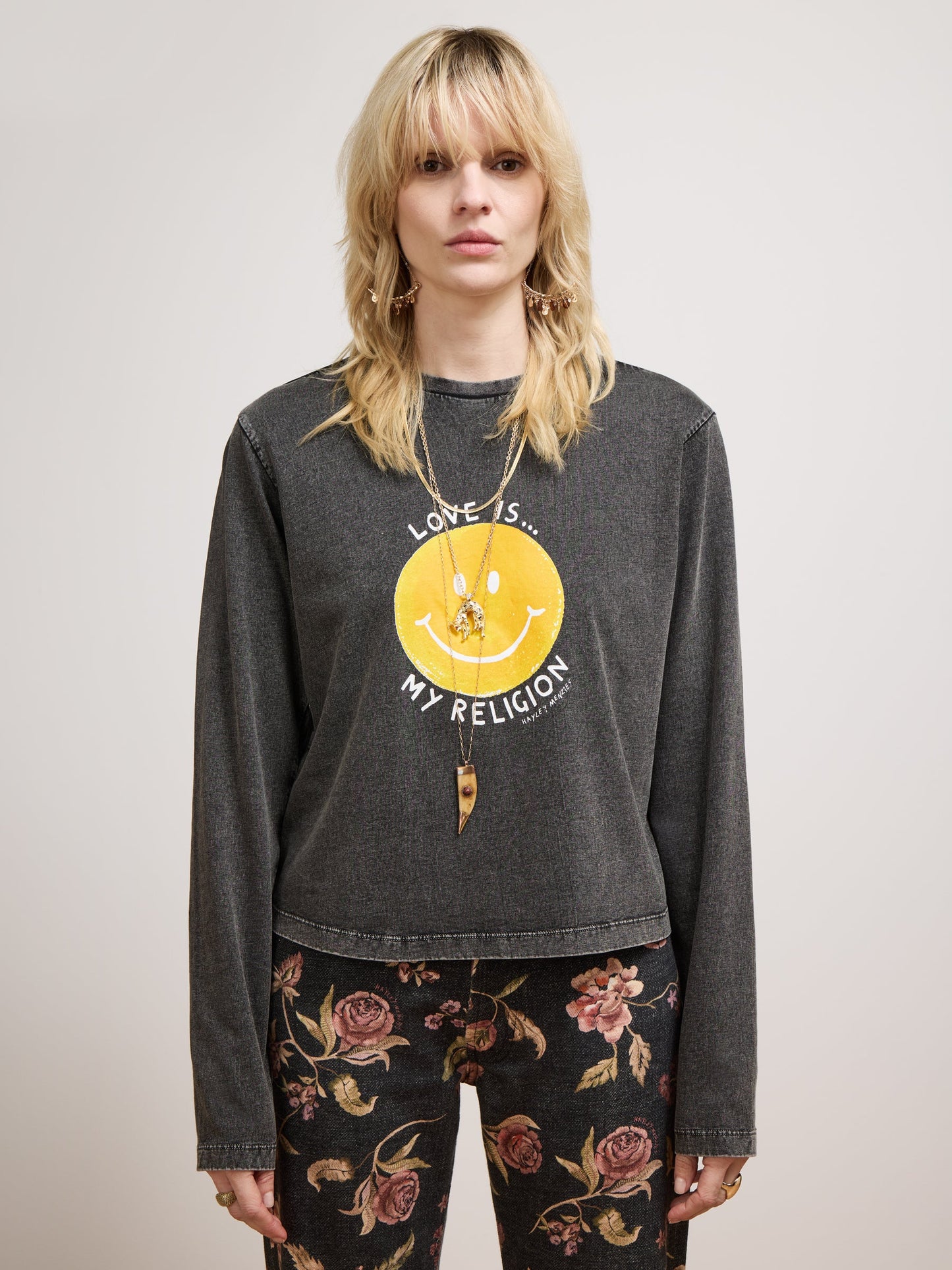 Hayley Menzies - Smiley Love LS Tee