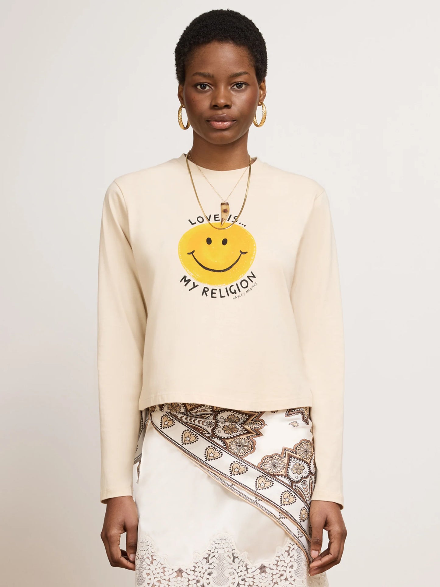 Hayley Menzies - Smiley Love LS Tee