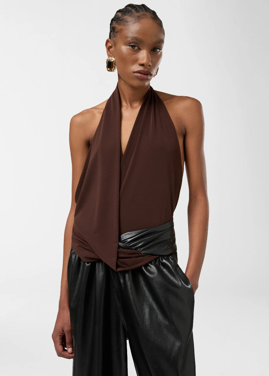 The Andamane - Astral Vegan Leather Jumpsuit