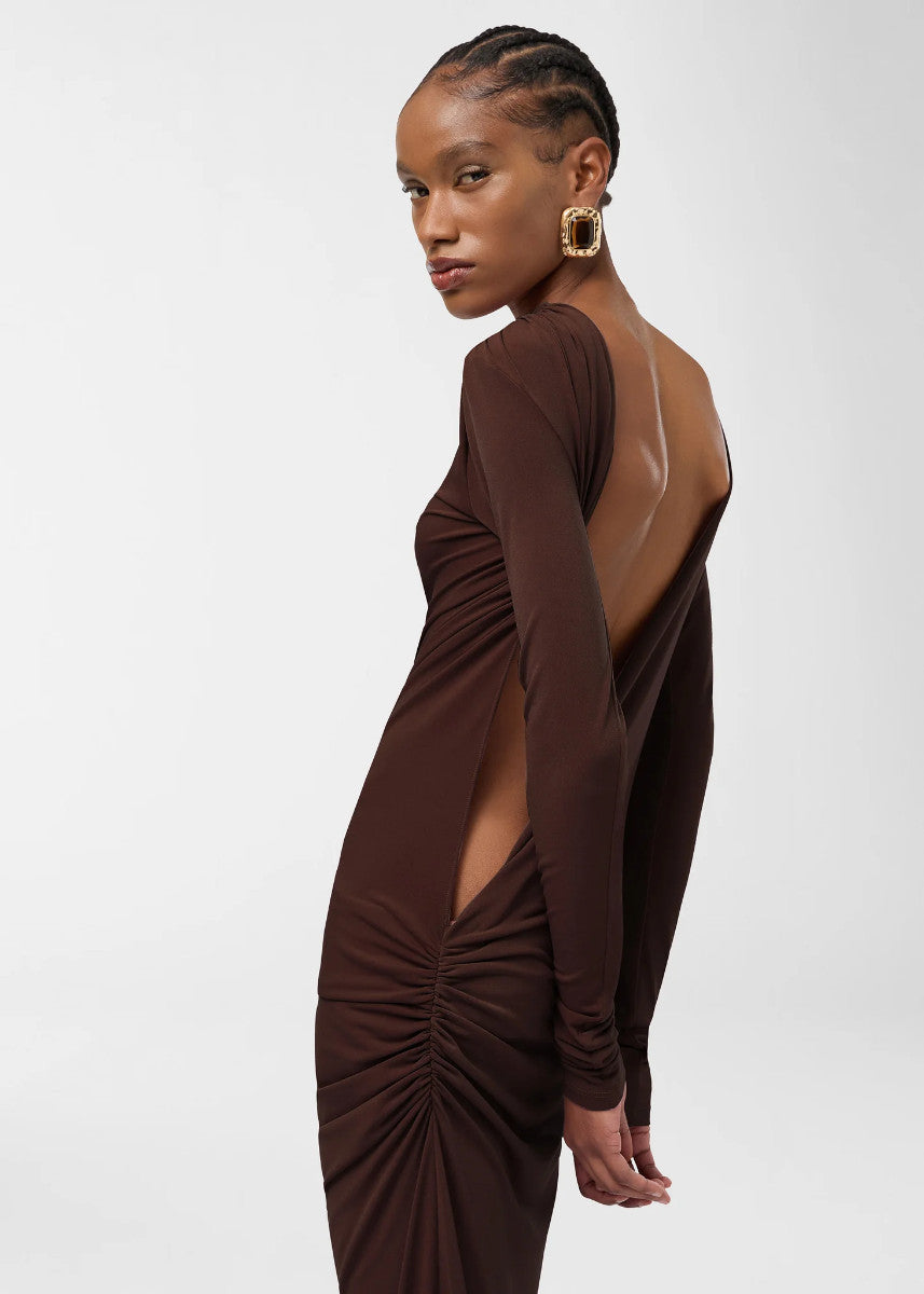 The Andamane - Sophie Open Back Dress PlEa