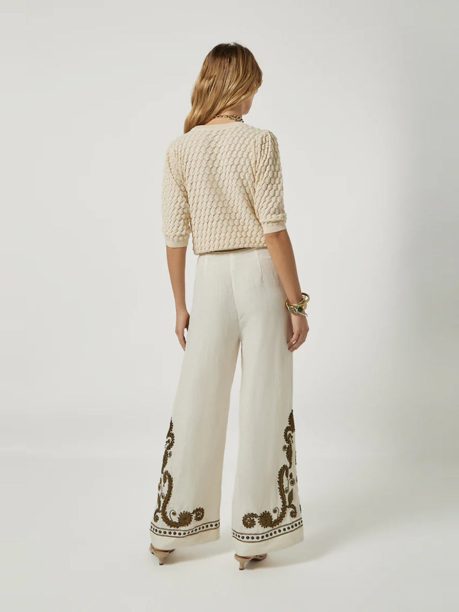 Scarlet Poppies Trouser - Taylen Trouser LiVi