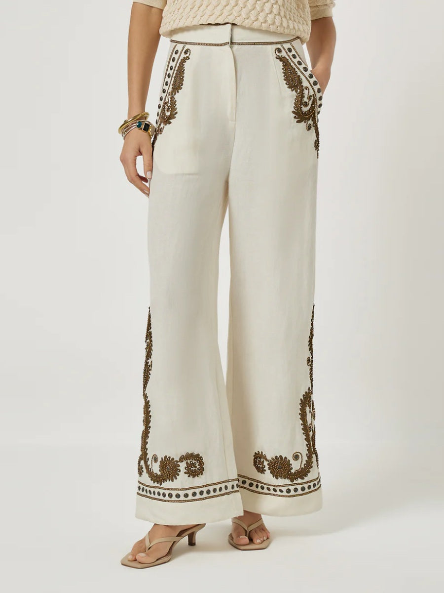 Scarlet Poppies Trouser - Taylen Trouser LiVi