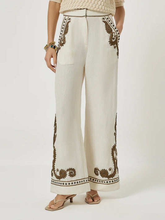 Scarlet Poppies Trouser - Taylen Trouser LiVi