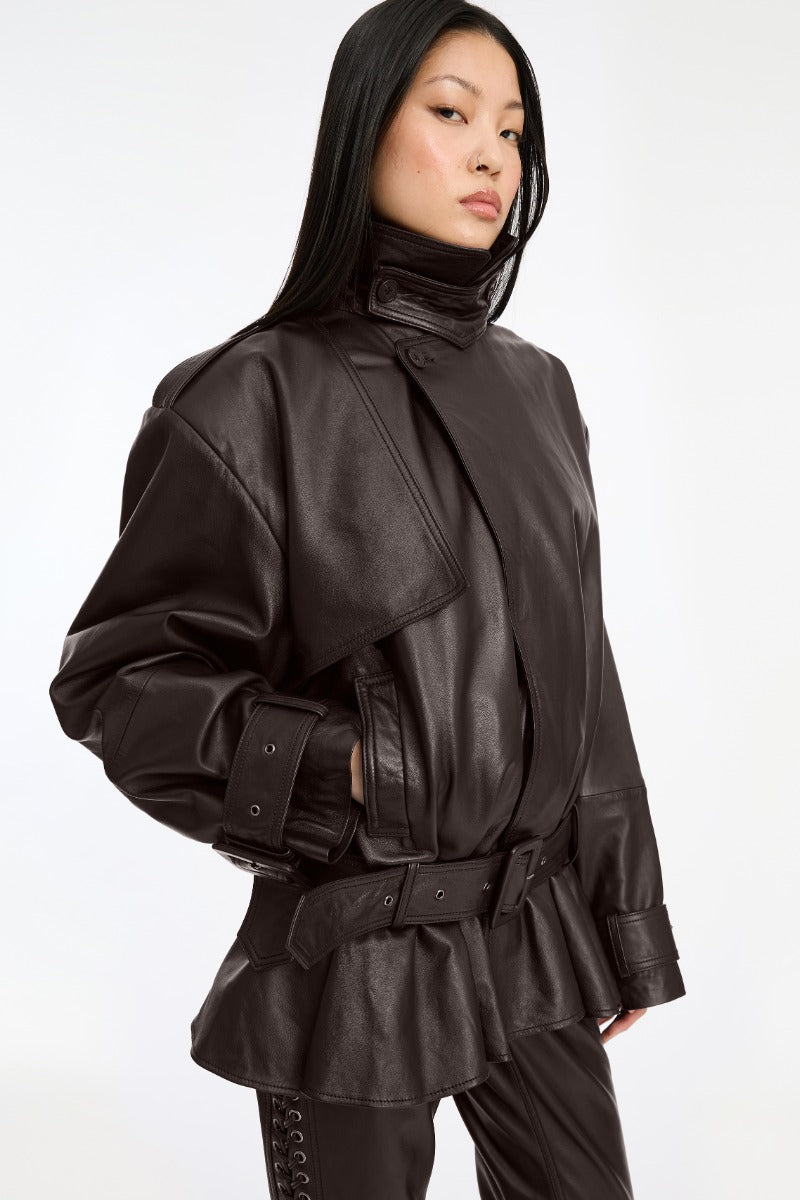 Rotate Leather Jacket - Biker Leather Jacket