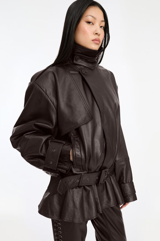 Rotate Leather Jacket - Biker Leather Jacket