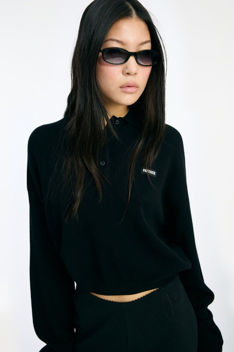 Rotate Knitwear - Slinky Knit Polo