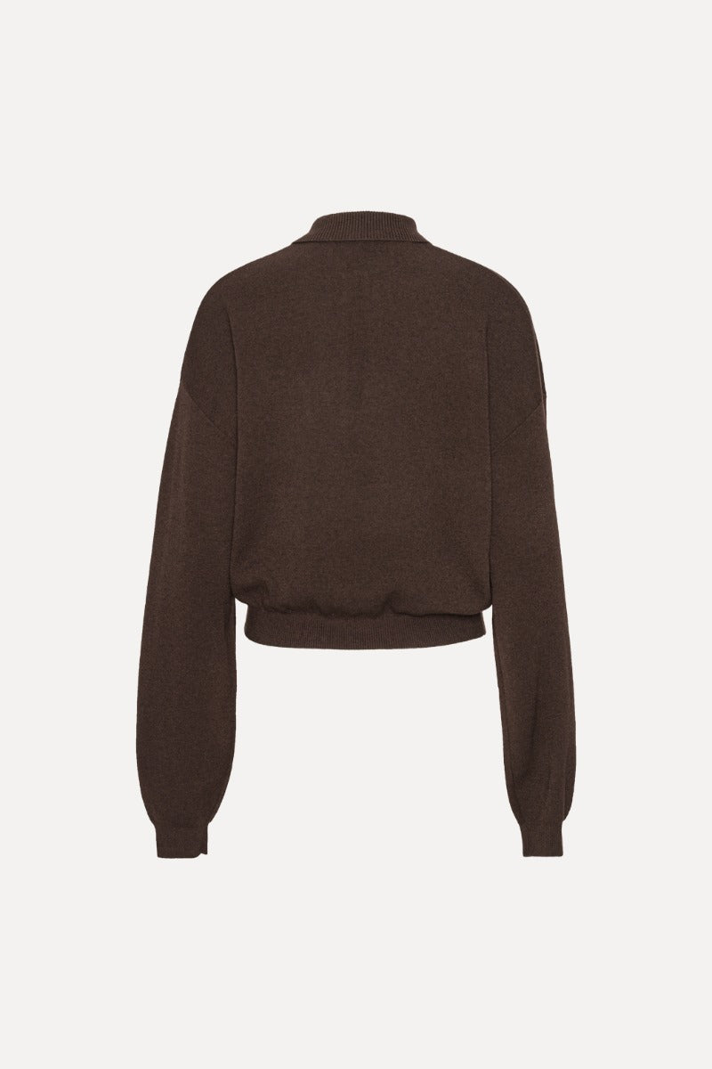 Rotate Knitwear - Slinky Knit Polo MoWo