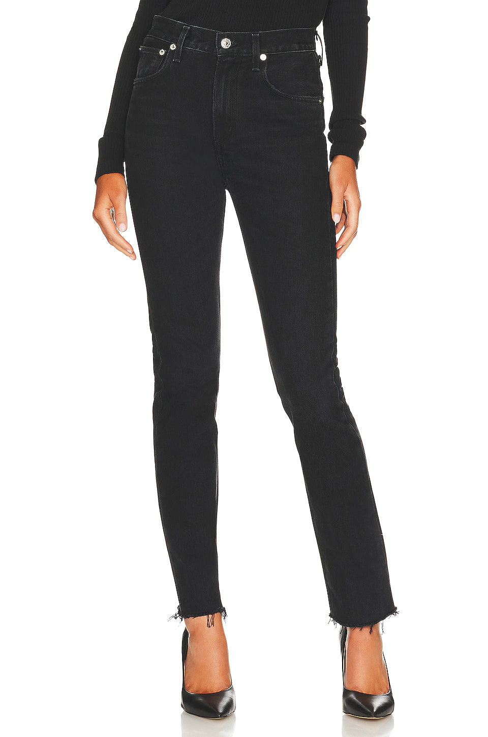 AGOLDE - Cherie Spat Pants & Jeans AGOLDE Black 24 