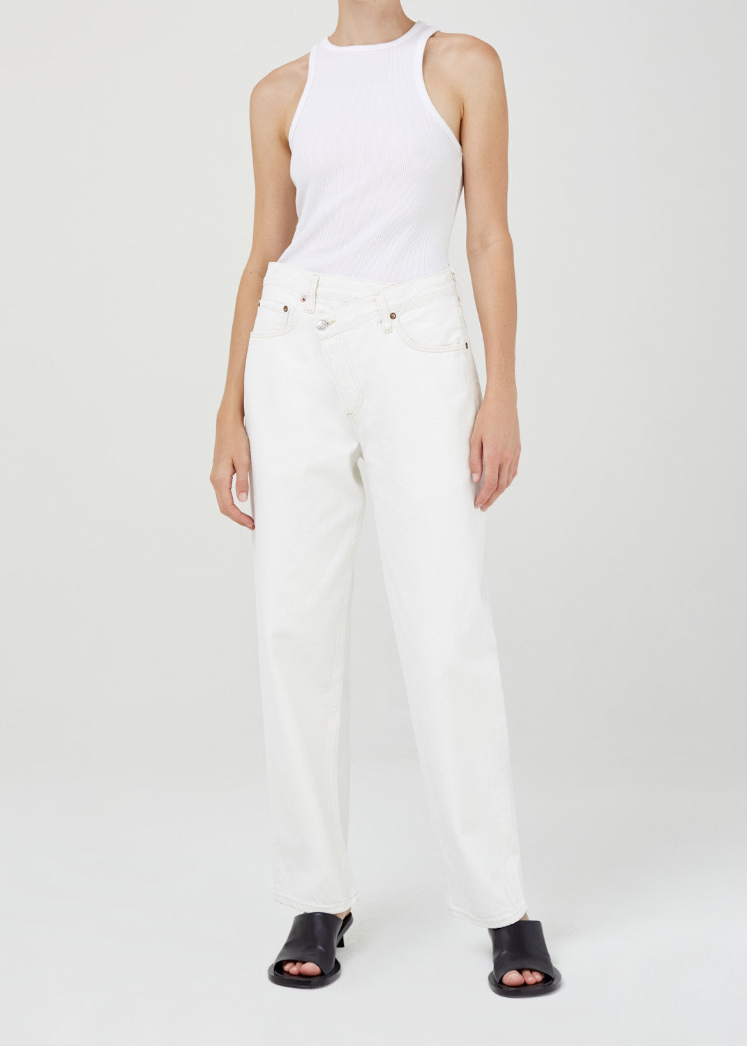 Agolde - Criss Cross Jeans Jeans AGOLDE White 26 