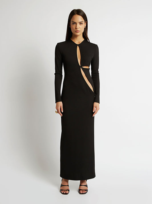 CHRISTOPHER ESBER - Anglaise Dress Dress Christopher Esber Black 8 