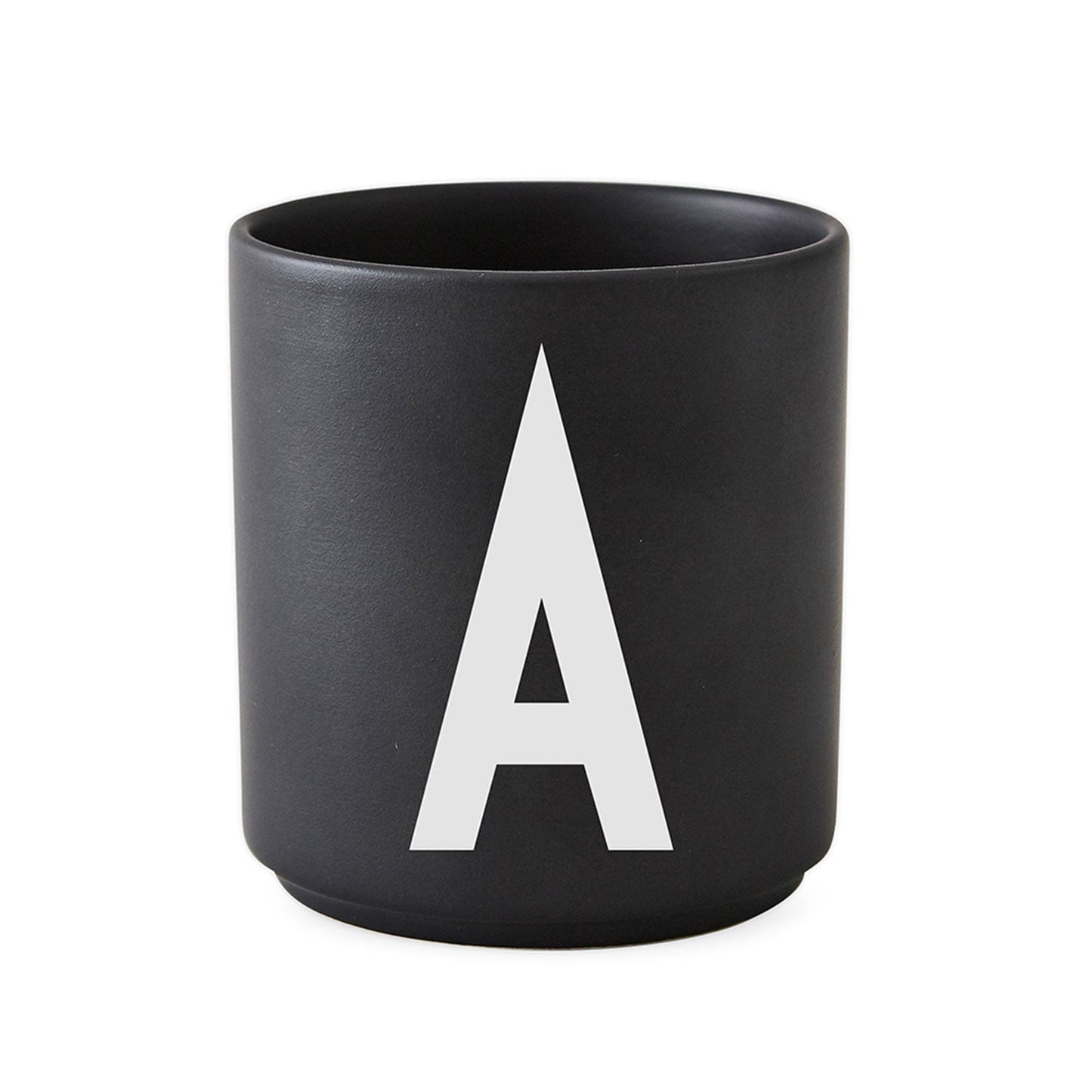 Design Letter - Porcelain Cup Cup Design Letter Black ONES 