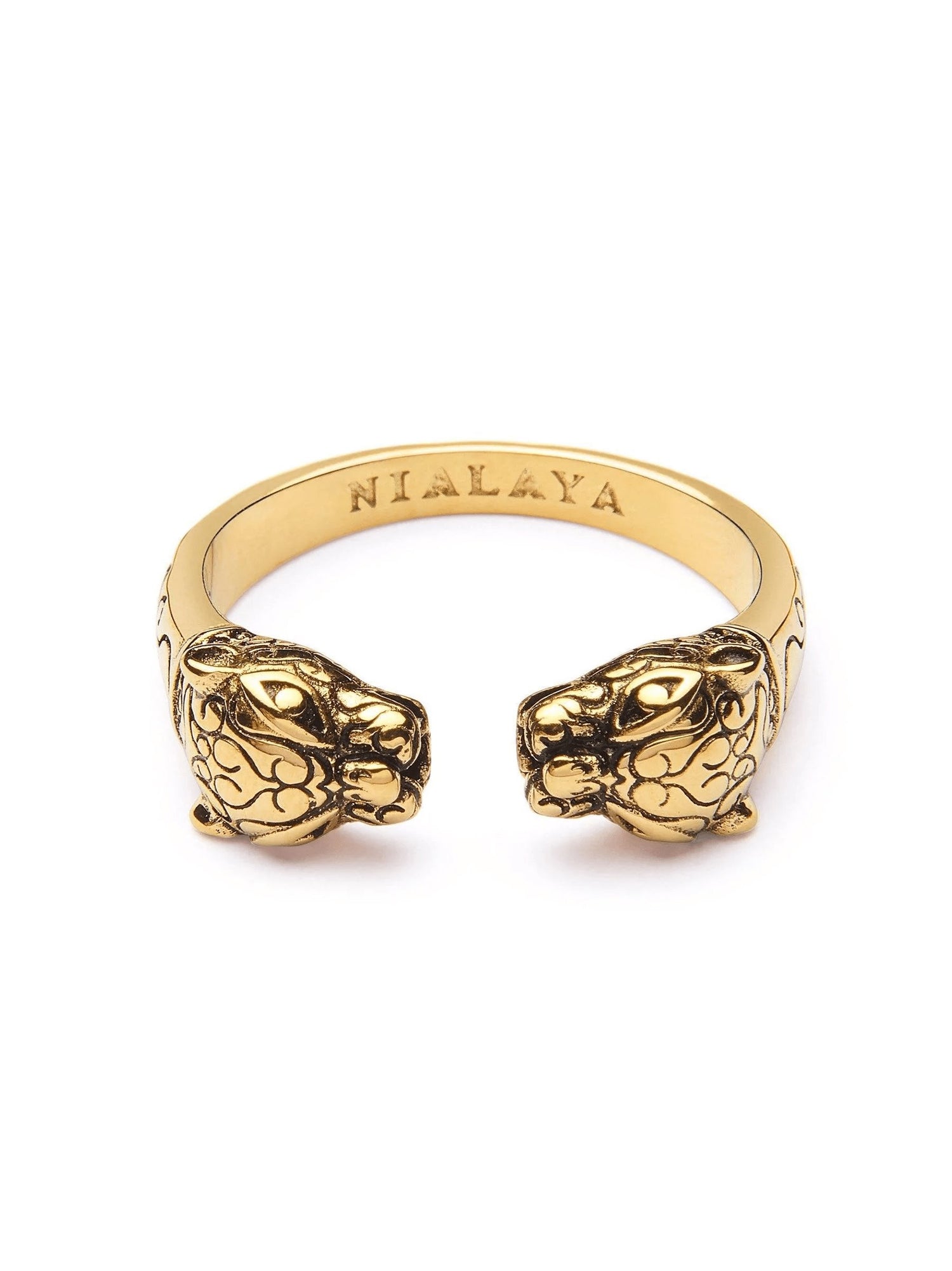 NIALAYA - Panther Ring Ring NIALAYA Gold S 
