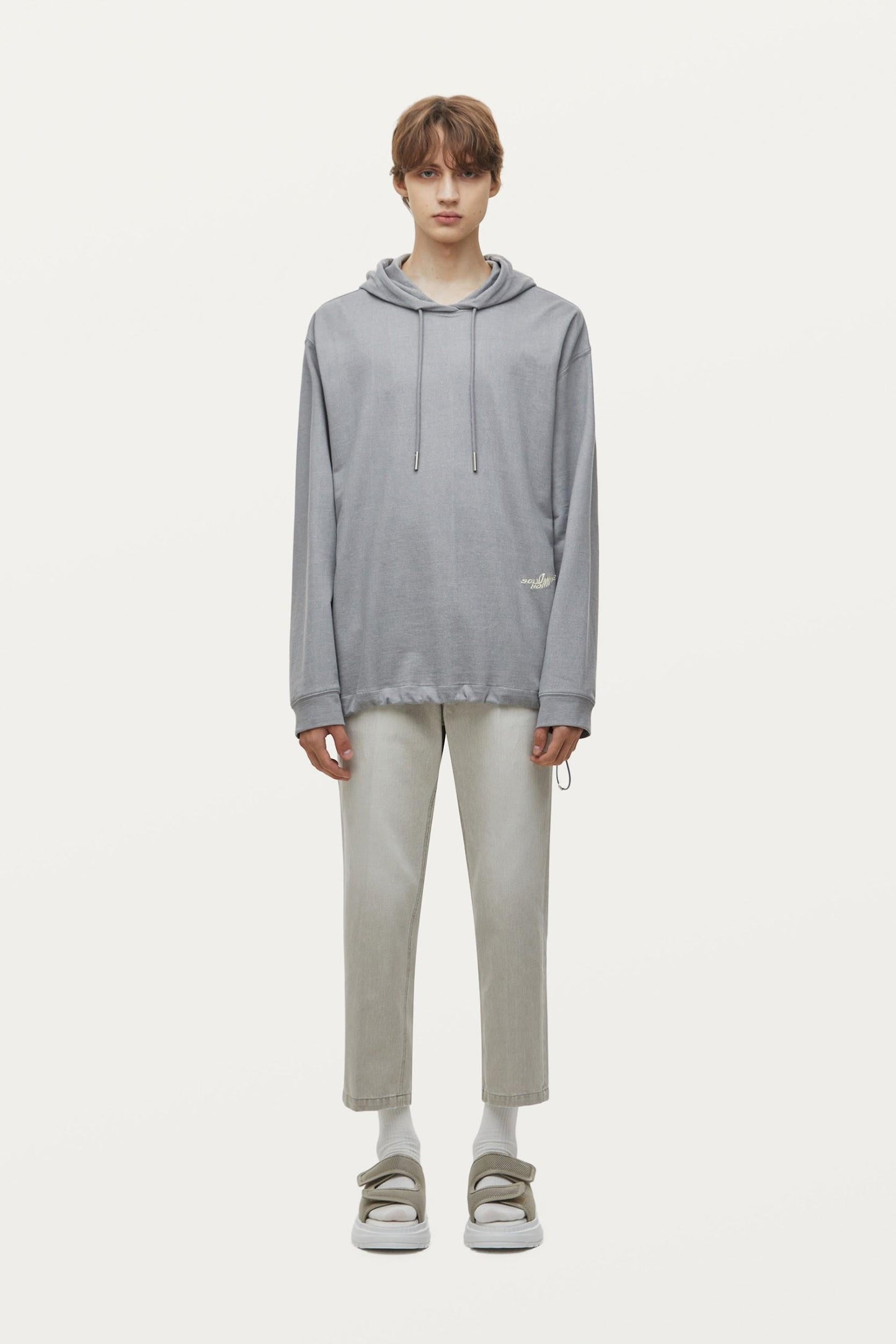 Solid Homme - Men Hoodie Sweatshirts & Jogging Pants Solid Homme Grey 48 