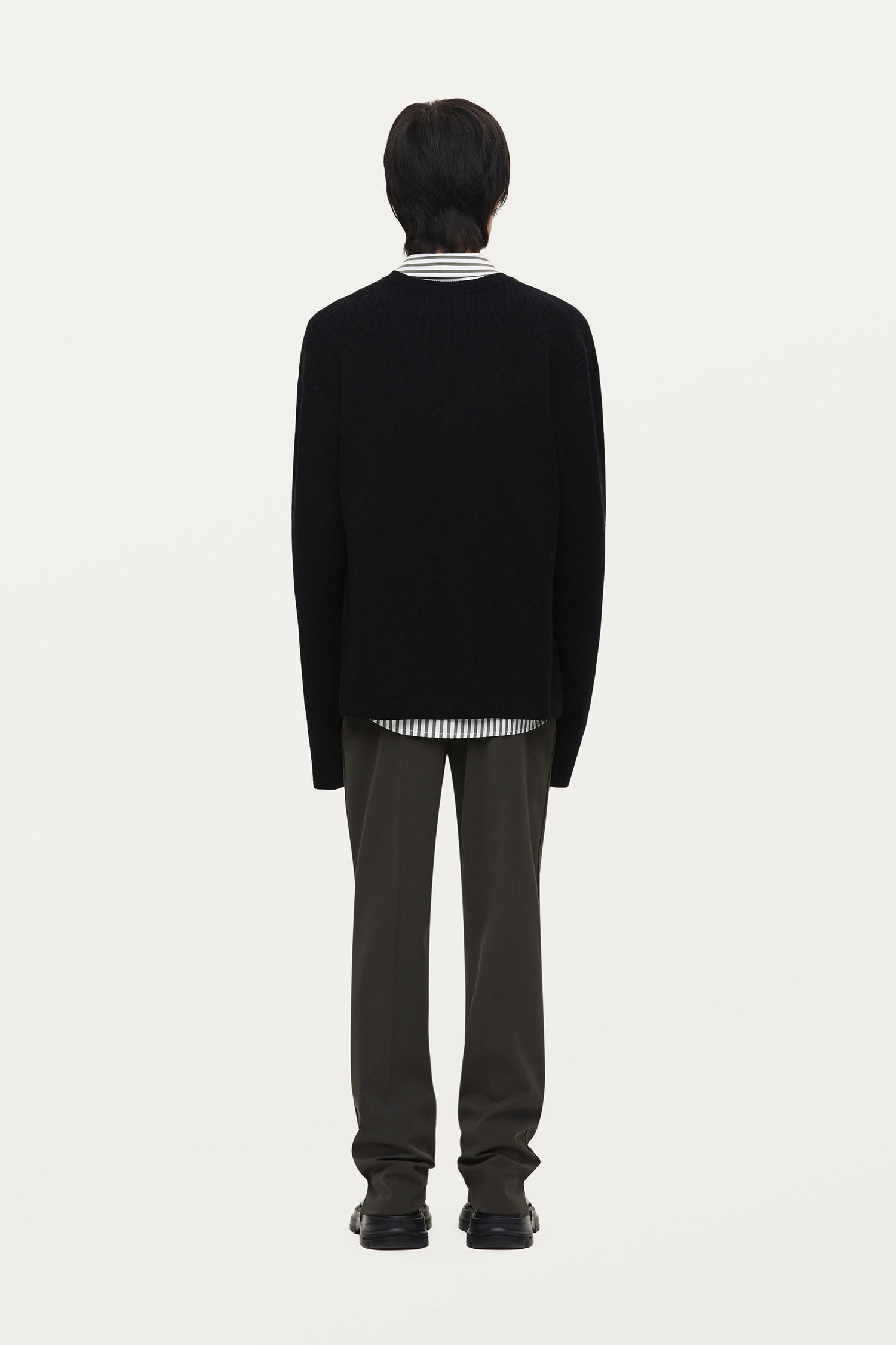 Solid Homme - V-neck Sweater Knitwear & Cardigans Solid Homme 